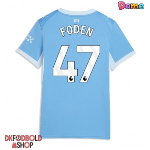 Manchester City Phil Foden #47 Hjemmebanetrøje Dame 2026-27 Kort ærmer